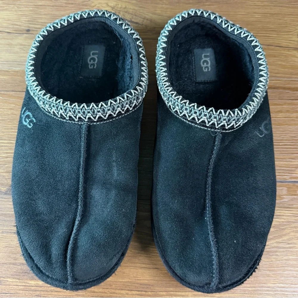 Ugg Tasman Slipper Mules Clogs Men’s‎ Size 9 Shoes Black Suede